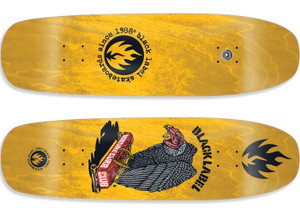 Black Label Adams Curb Shark Point Skateboard Deck 9.5