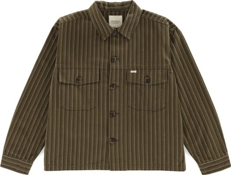 Neutral Utility Overshirt Jacket