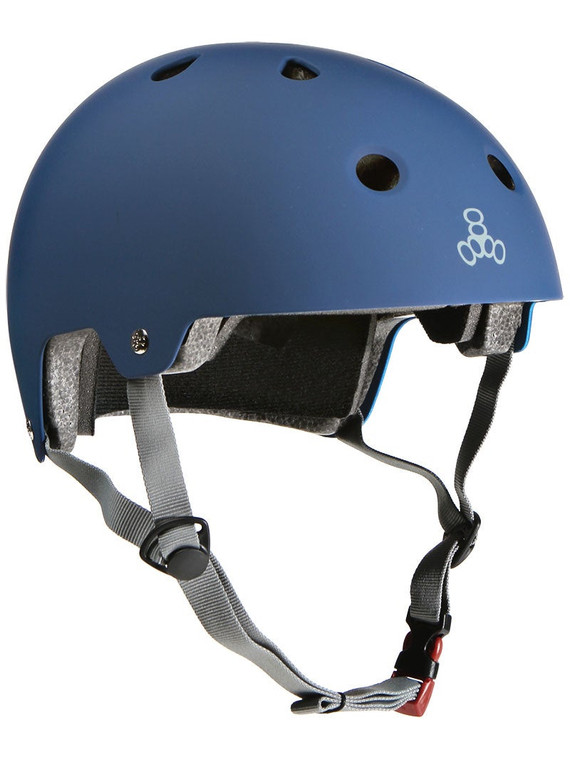 Triple 8 Dual Certified Helmet  Blue Rubber