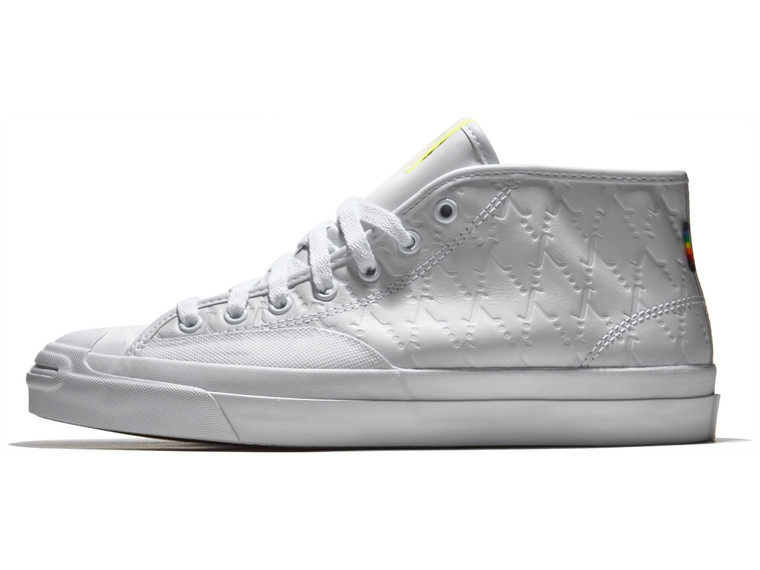 Converse JP Pro Mid Sablone Pride Shoes  White/White