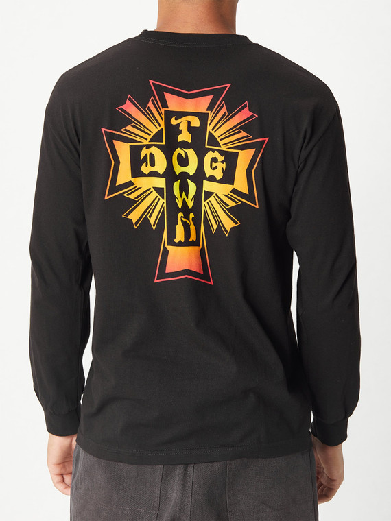 Dogtown Cross Logo Color Fade Longsleeve T-Shirt