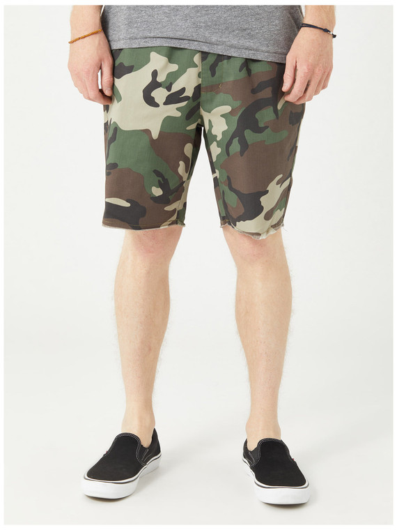 RVCA Weekend Elastic Shorts  Camo