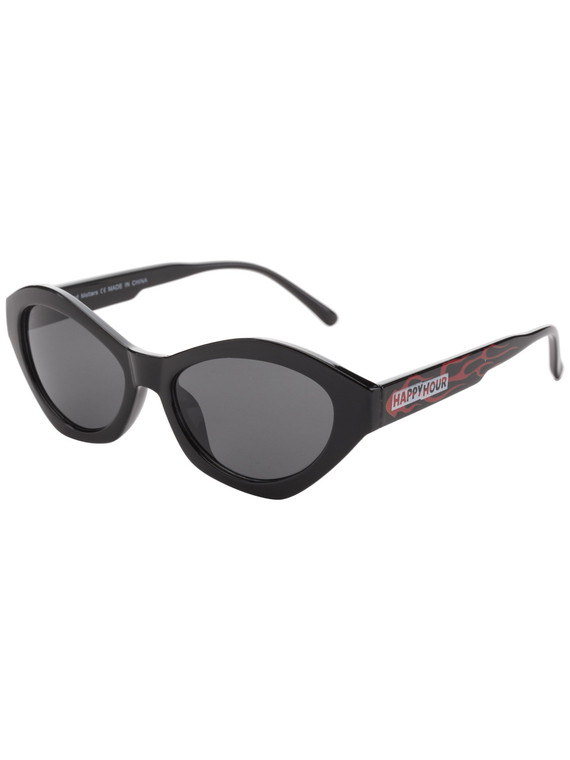 Happy Hour Provost Mind Melters Sunglasses  Black Flame