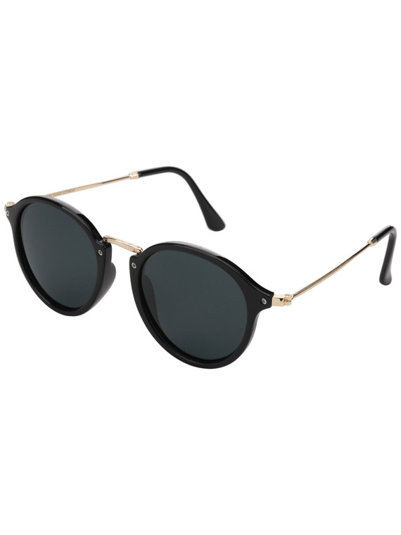 Glassy Klein Sunglasses  Black/Gold Polarized