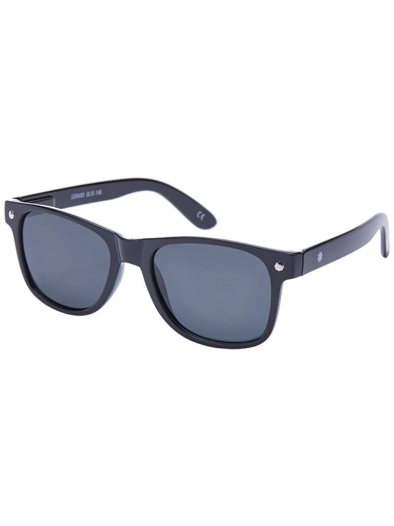 Glassy Leonard Polarized Sunglasses  Black