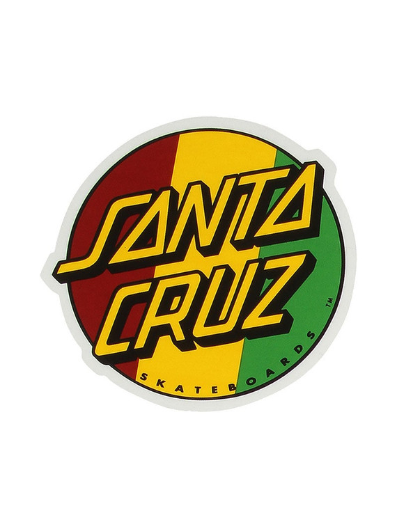 Santa Cruz Rasta Dot 3" Sticker