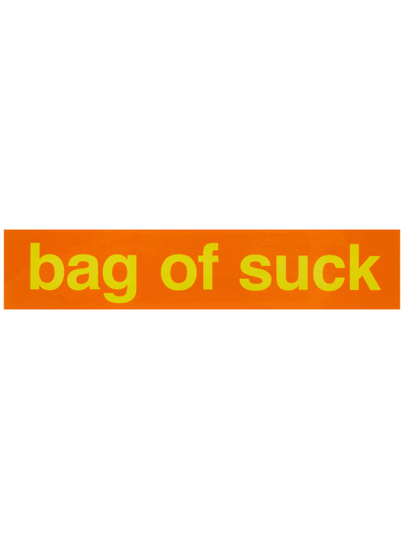 Enjoi Bag Of Suck Sticker Orange