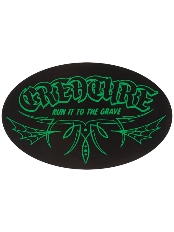 Creature To The Grave 4" x 2.375" Sticker