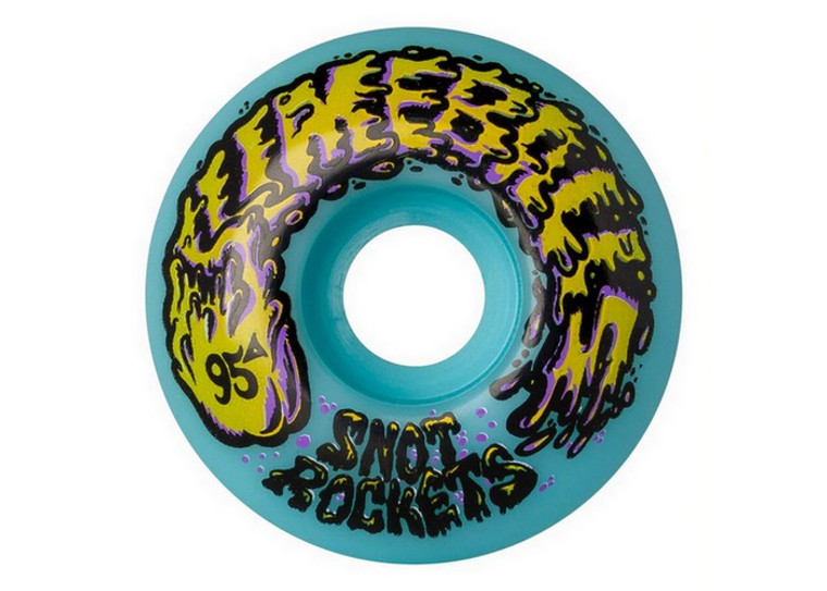 Santa Cruz Slime Balls Snot Rockets Pastel Blue 53MM 95A Skateboard Wheels