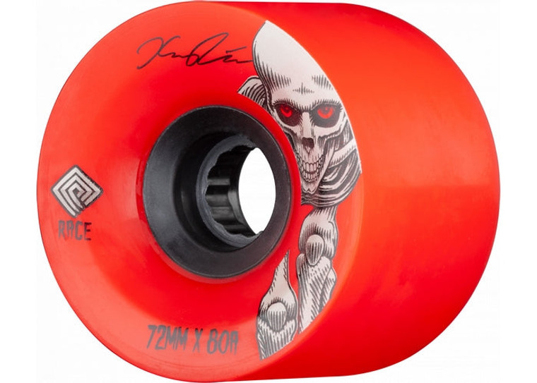 Powell Peralta Kevin Reimer Downhill 72MM 80a Red Longboard Wheels