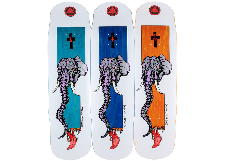 Welcome Daniel Vargas' Tusk on Effigy 8.8" Skateboard Deck