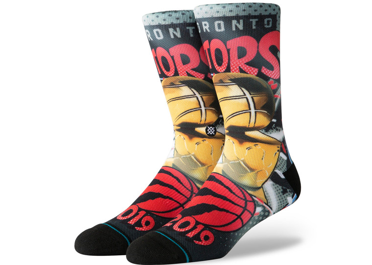 Stance NBA Raptors Championships Grey Socks