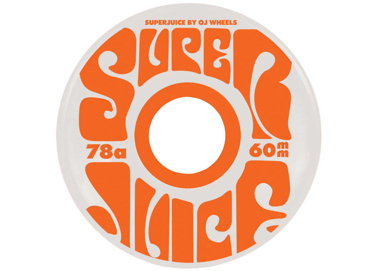 OJ's Super Juice 60MM 78aa Skateboard Wheels White Citrus