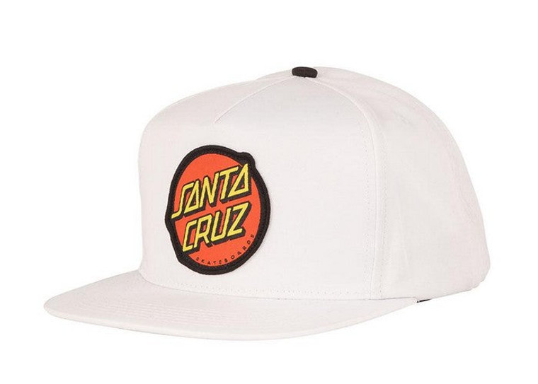 Santa Cruz Classic Snapback Cap White