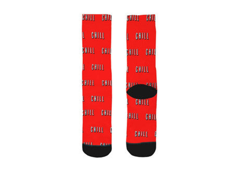 Undz Net And Chill Red Socks