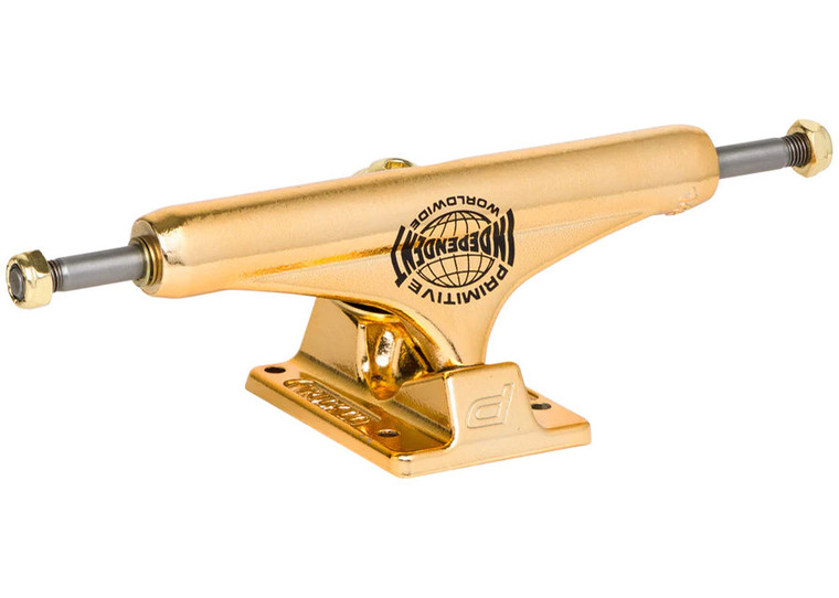 Independent X Primitive Mid 159 Skateboard Trucks Gold