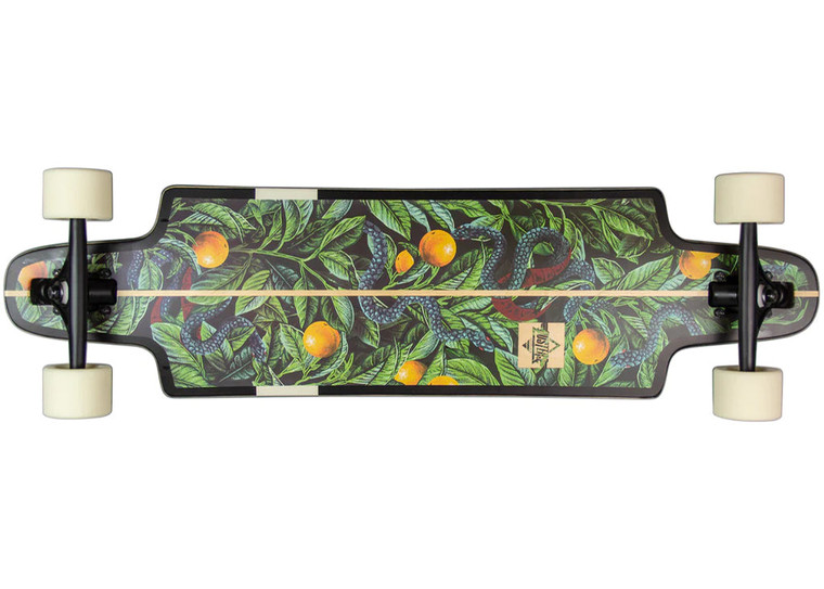 Duster Harvest 36" Complete Longboard Green Orange