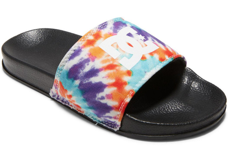 DC Slide Kids' Sandals Primary Tie Dye