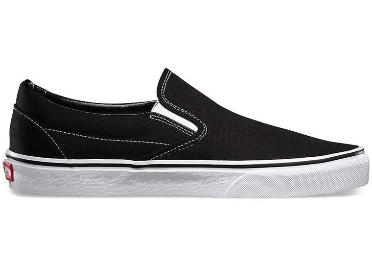 Vans Classic Slip-On Kids' Shoes Black True White