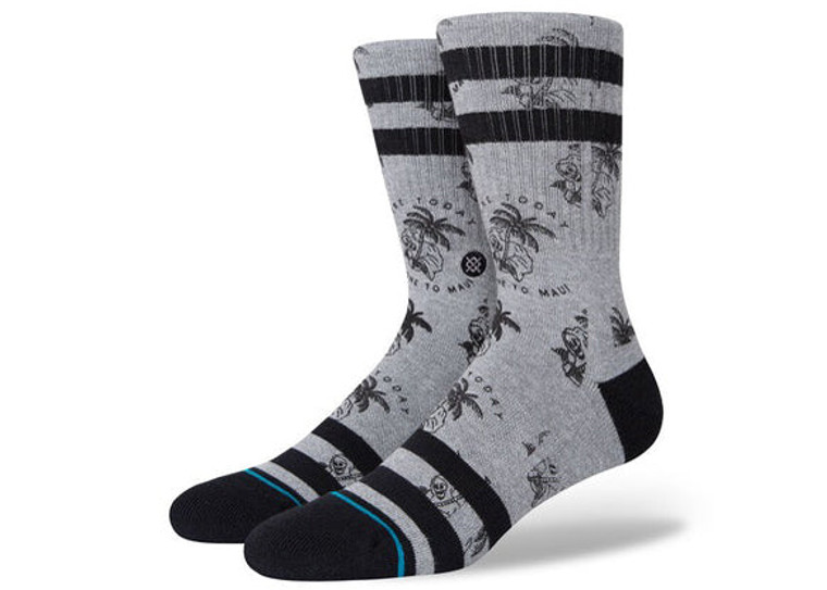 Stance Gone to Maui Socks Heather Grey