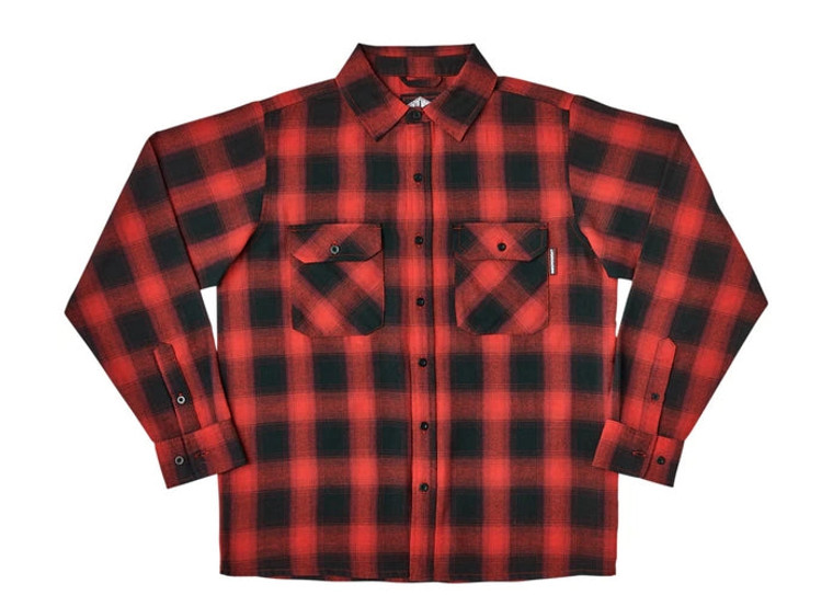 Independent Flannel Mission Longsleeve Shirt Red Plaid