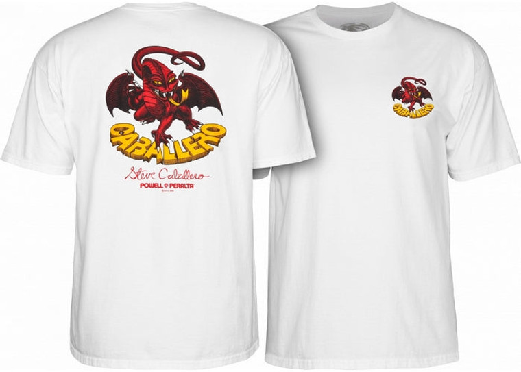 Powell Peralta Steve Caballero Dragon II T-Shirt White