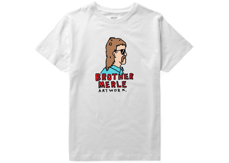 Brother Merle Dirtbag T-Shirt White