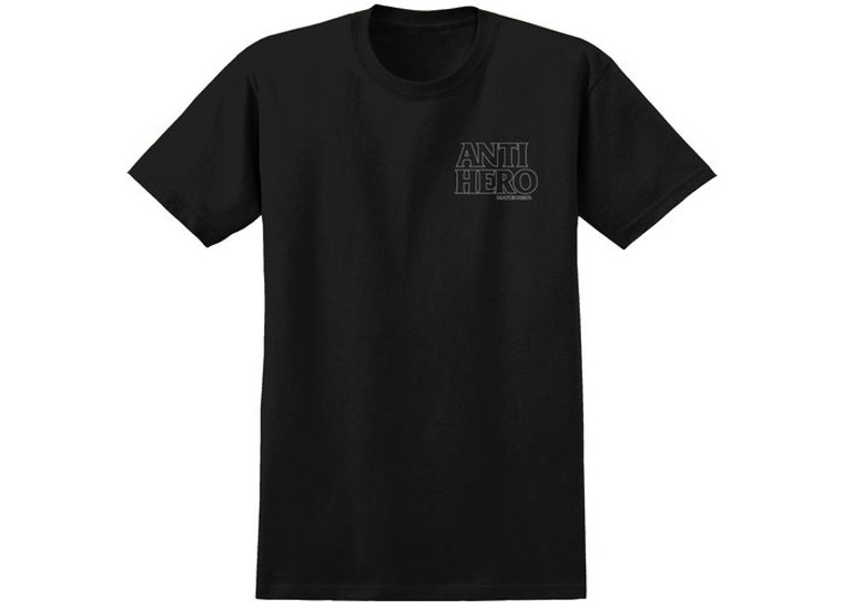 AntiHero Lil Black Hero Outline T-Shirt Black