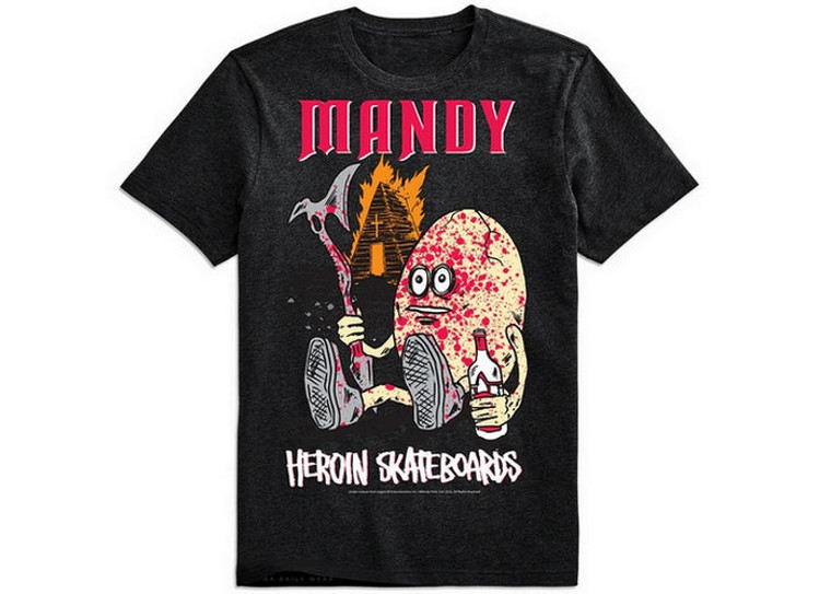 Heroin Mandy T-Shirt Black