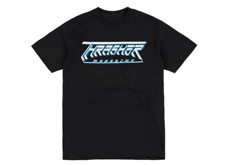 Thrasher Future Logo T-Shirt Black