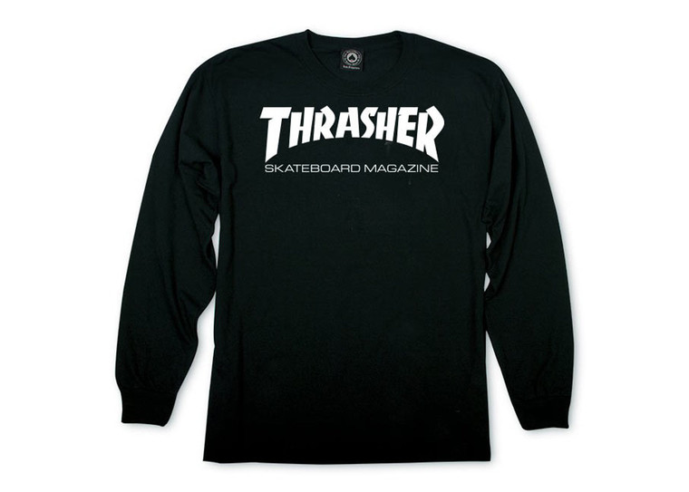 Thrasher Skate Mag Long Sleeve Tee Black