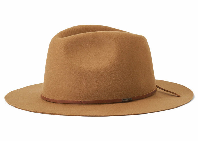 Brixton Wesley Fedora Hat Medal Bronze