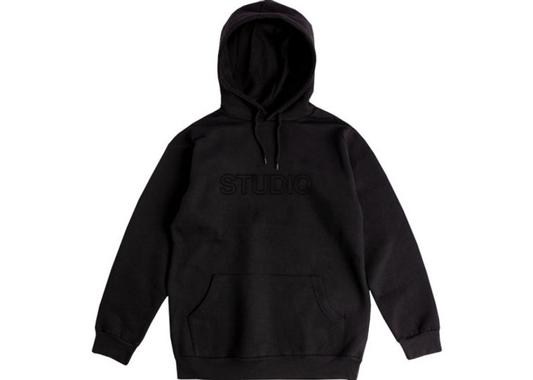 Studio Sport Block Pullover Hoodie Black