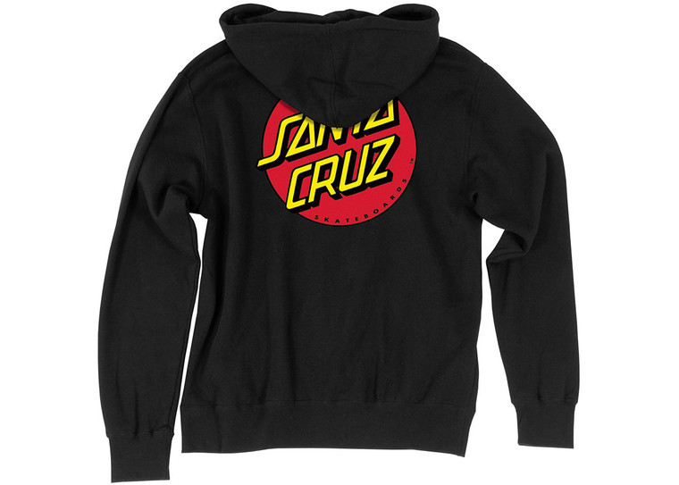 Santa Cruz Classic Dot Hoodie Black