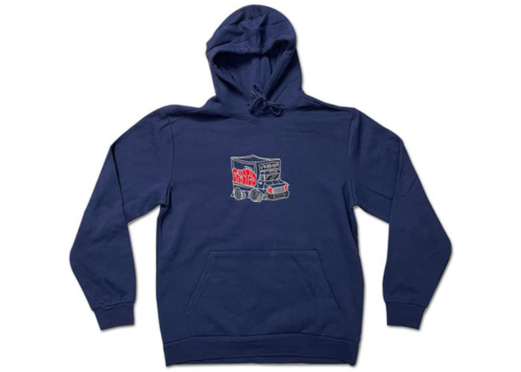 Frosted Truck Logo Hoodie Navy