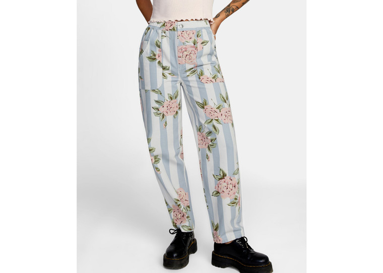 RVCA Scrunchie High Waist Women's Pants Cloud