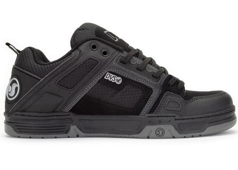 DVS Comanche Shoes Black Reflective Charcoal Nubuck