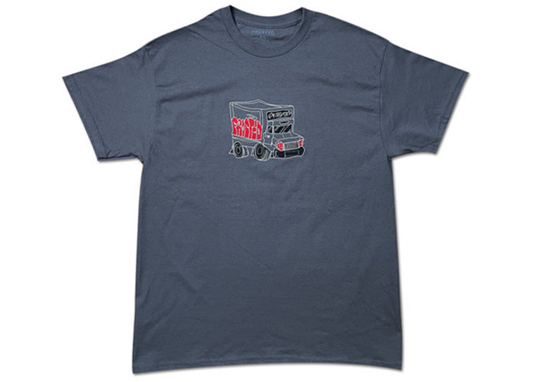 Frosted Truck Logo T-Shirt Charcoal