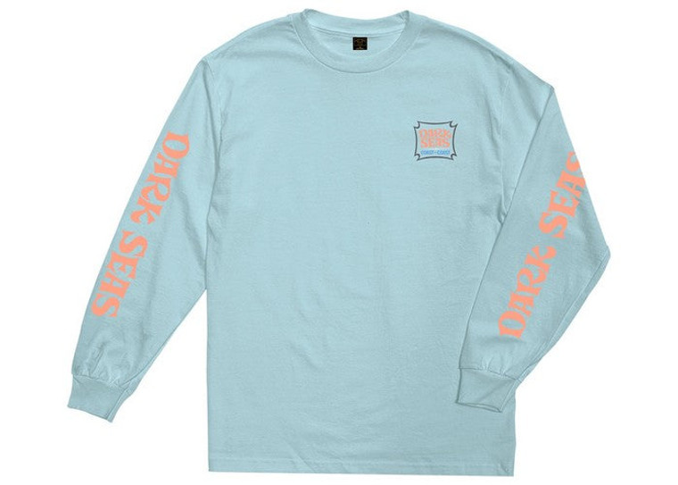 Dark Seas Finkster Long Sleeve Tee Powder Blue