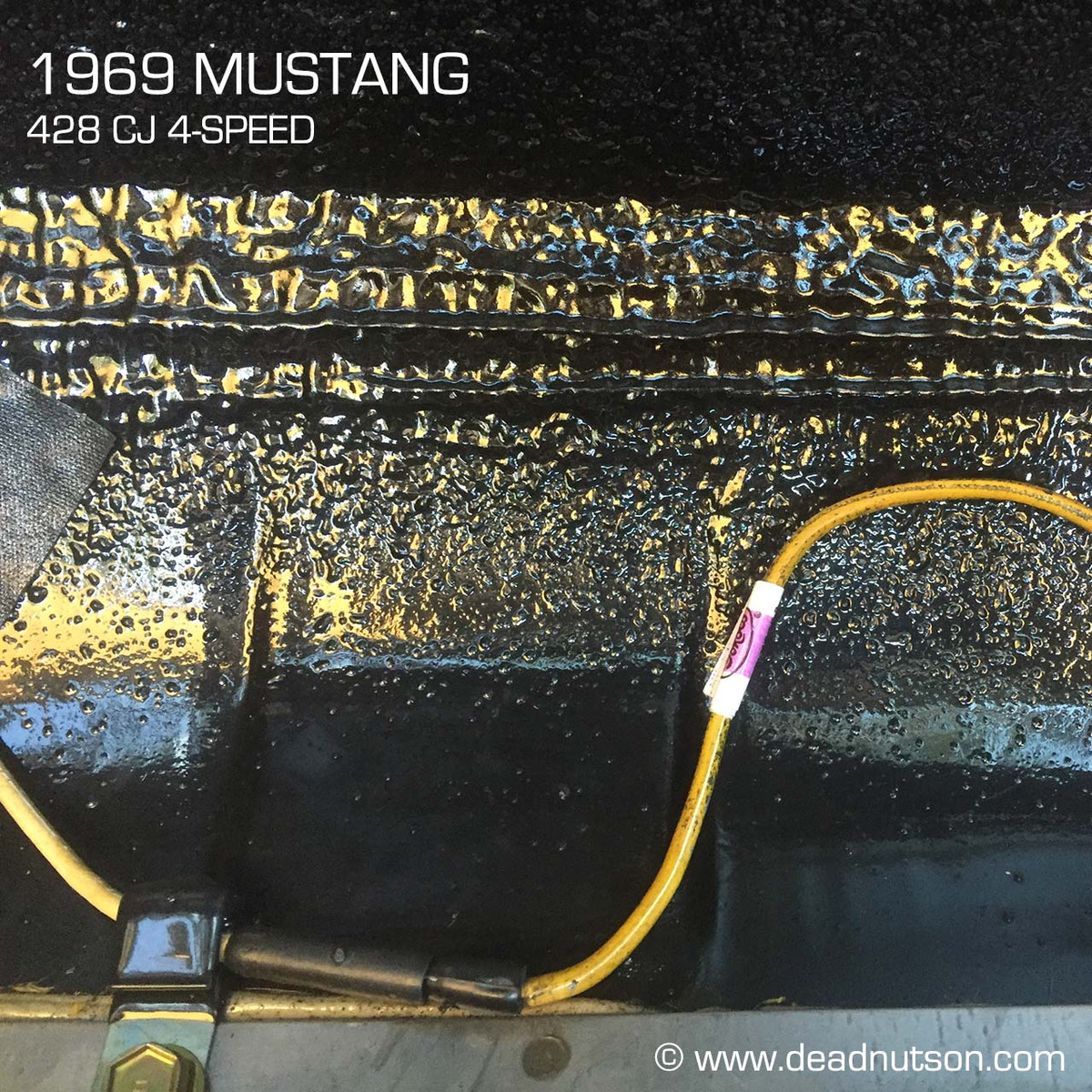 1969 Mustang Fuel Tank Sending Unit Wire Tag - Dead Nuts On