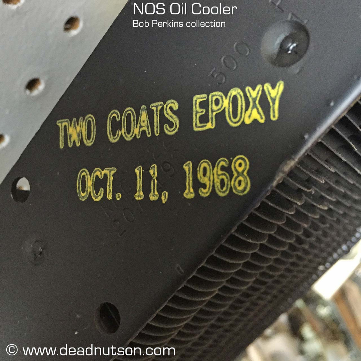 1969-71 Ford Engine Oil Cooler - Dead Nuts On
