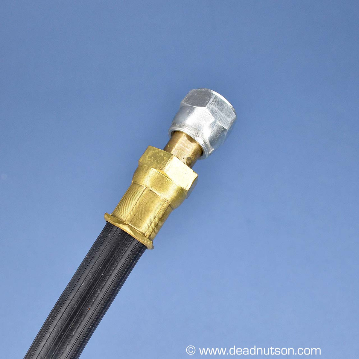 1967 Mustang PS Hose Insulator > Valve Body Dead Nuts On