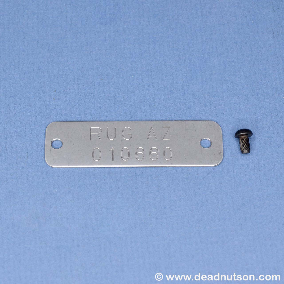 4Speed Transmission ID Tag RUG AZ Dead Nuts On