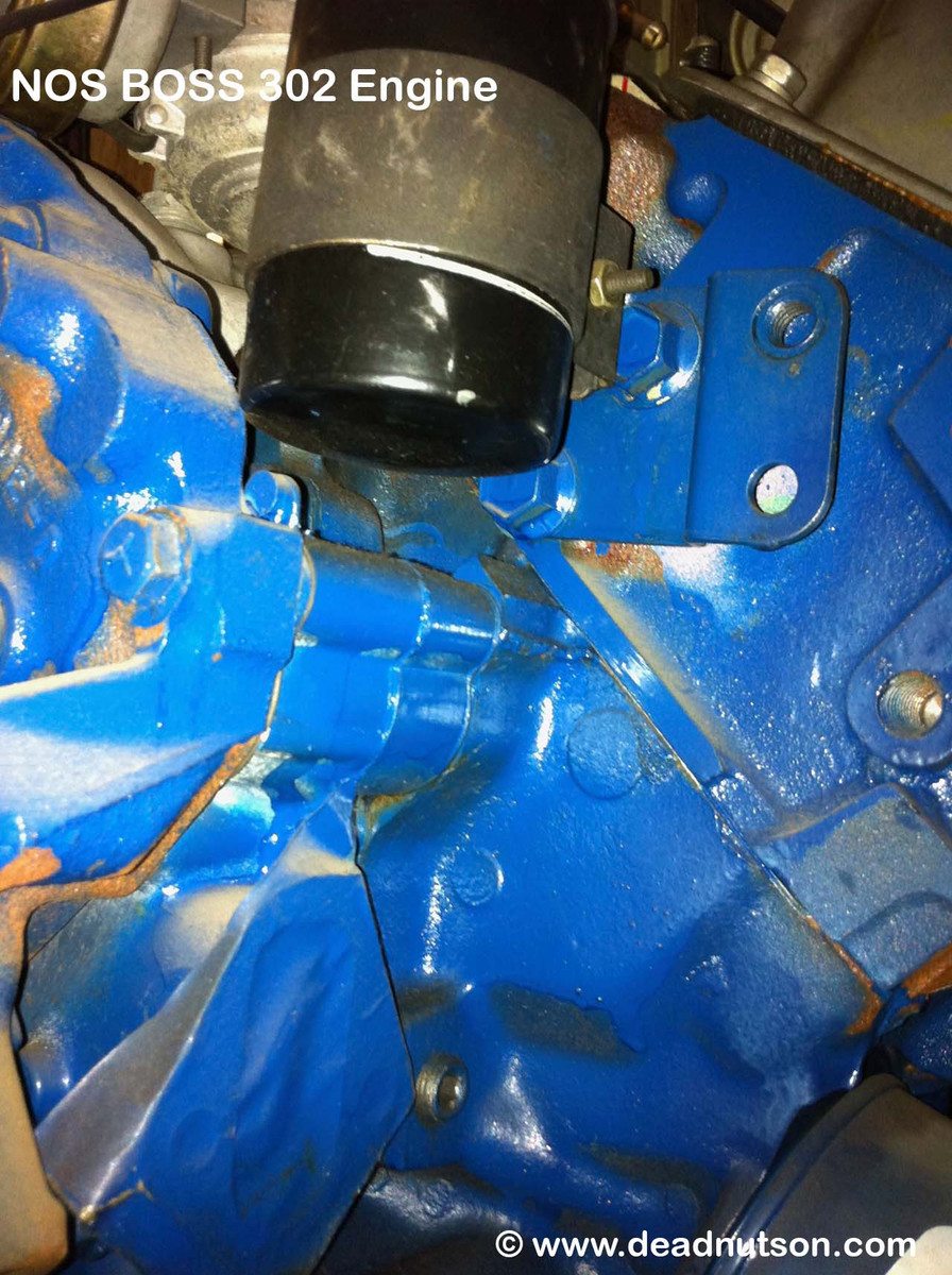 1970 BOSS 302 Head Coil Mounting Bracket -Dead Nuts On