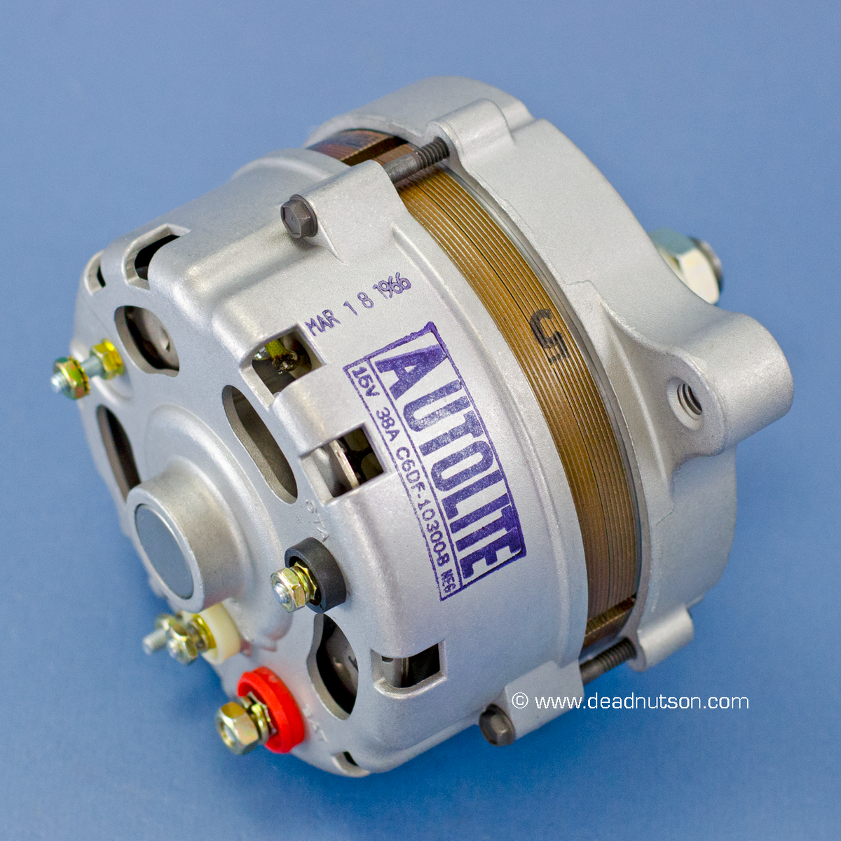 1966 289 +Smog -PS Autolite Alternator C6DF-10300-B - Dead