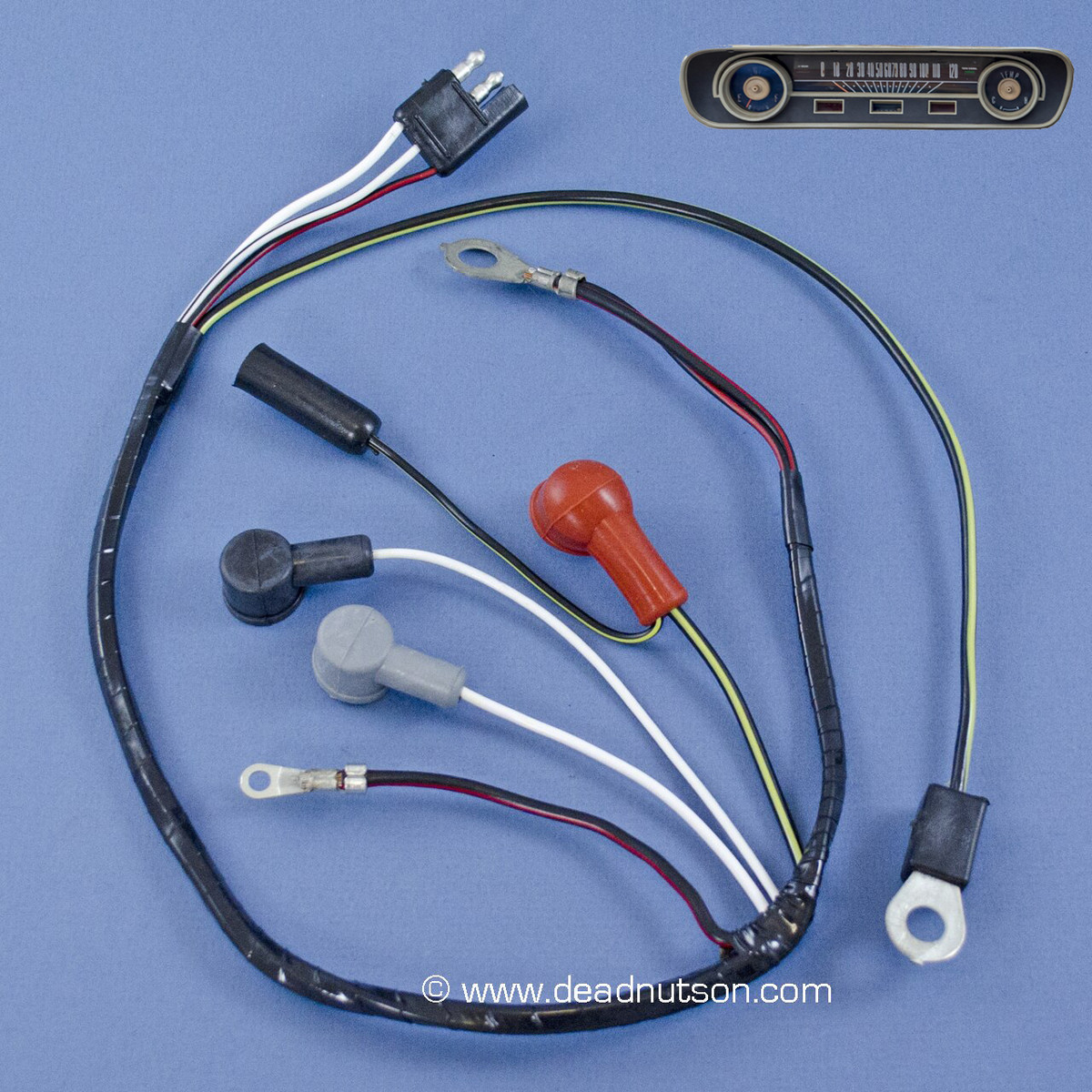 1965 Alternator Wire Harness 6Cyl (with warning lights) Dead Nuts On