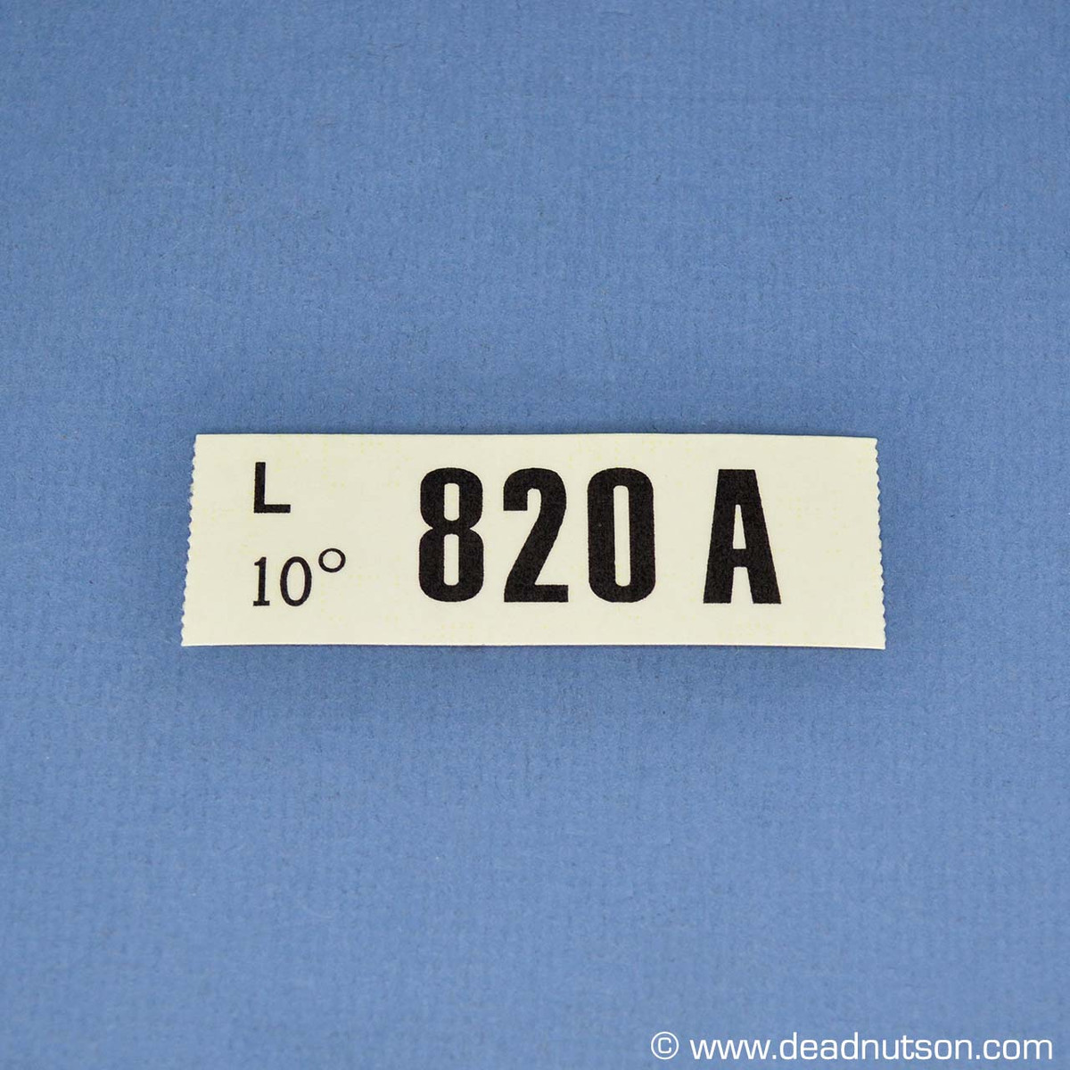 1970 BOSS 429 Engine ID Decal 820A - Dead Nuts On