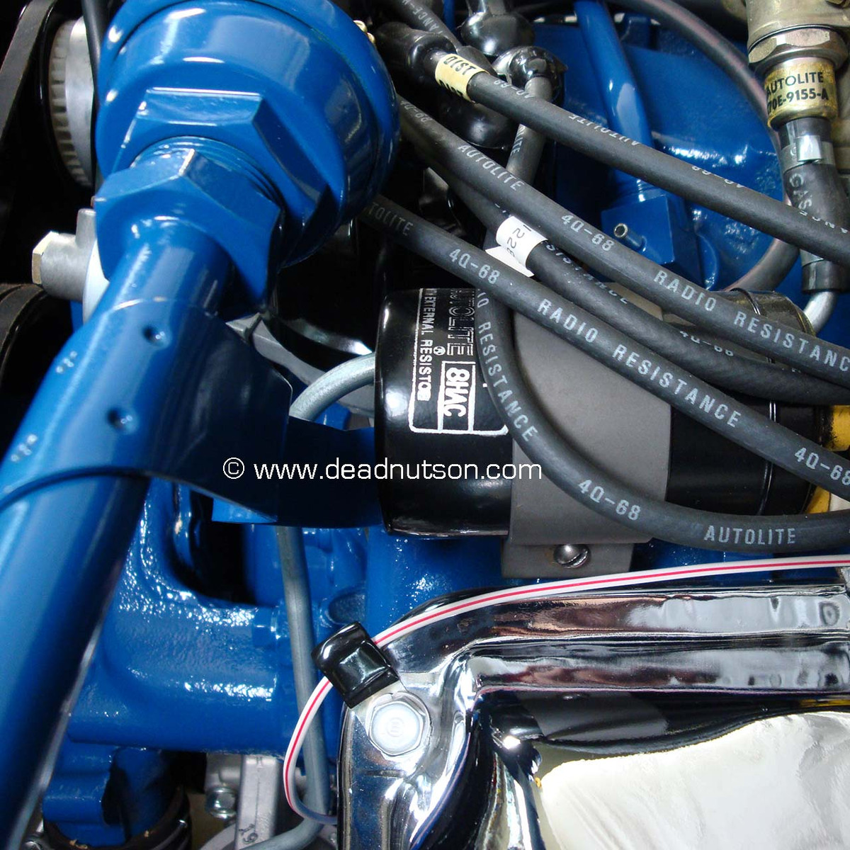 1969-70 Mustang, 390/428 C/CJ Spark Plug Wire ID Tags - Dead