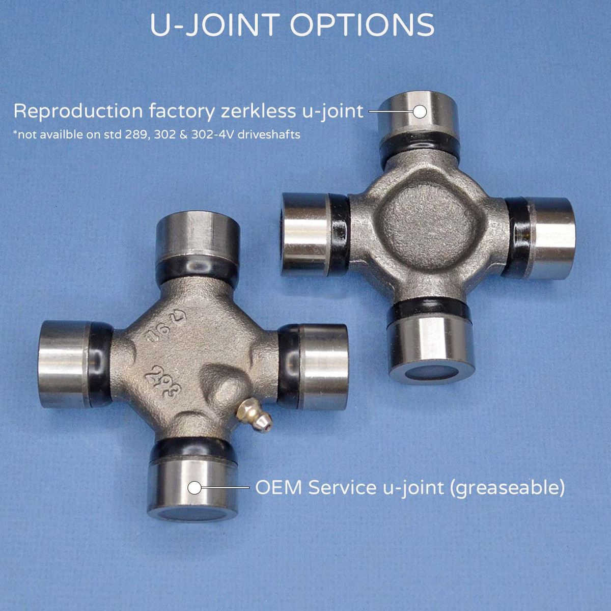 1967 mustang driveshaft Clearance