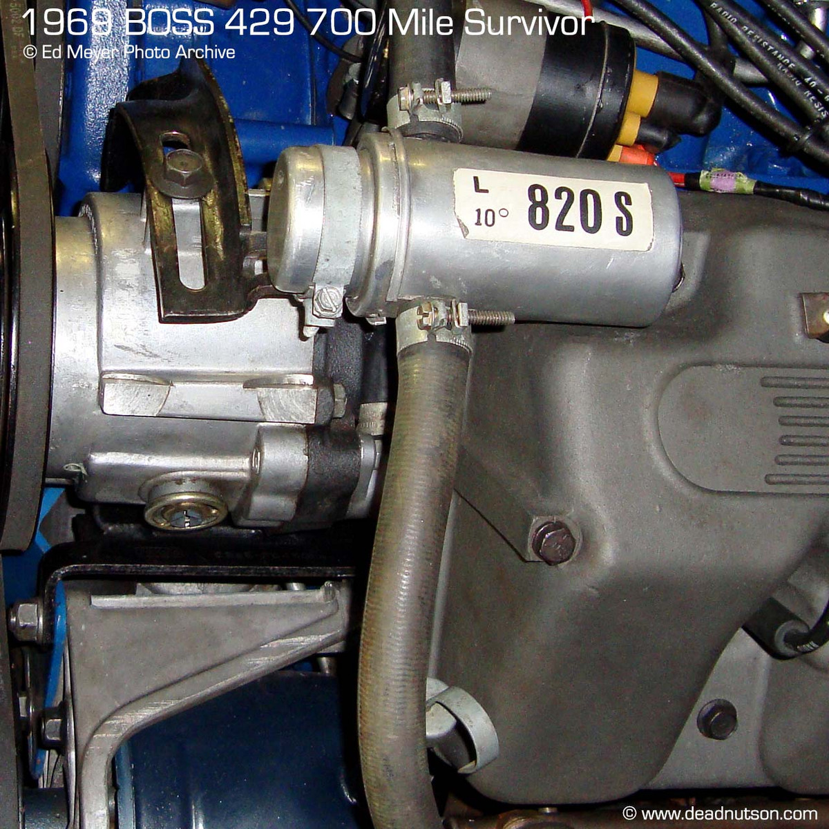 1969 BOSS 429 820S Engine ID Decal - Dead Nuts On